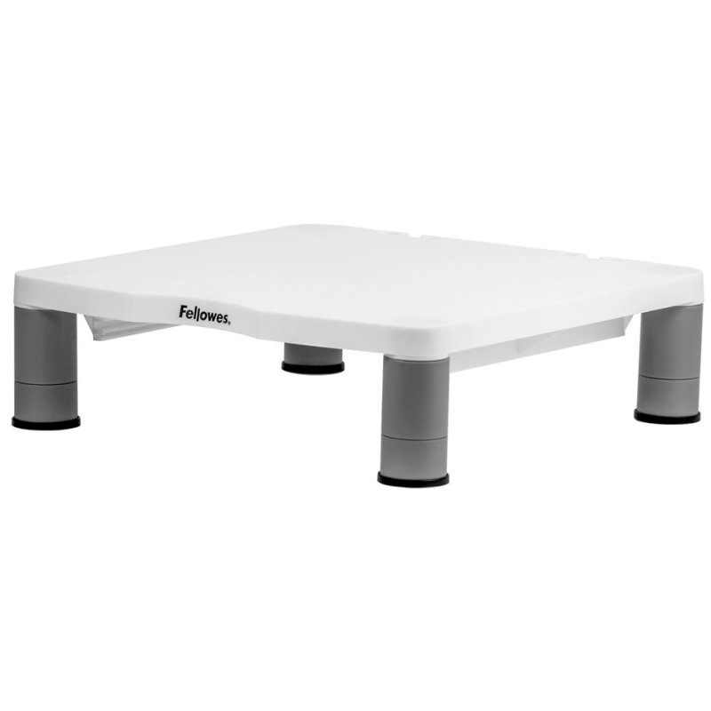 Fellowes Standard monitor stand, white, height adjustable 50-100 mm
